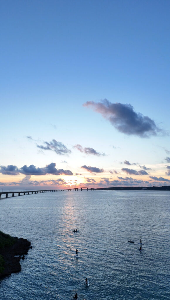 国内・宮古島の夕日の景色