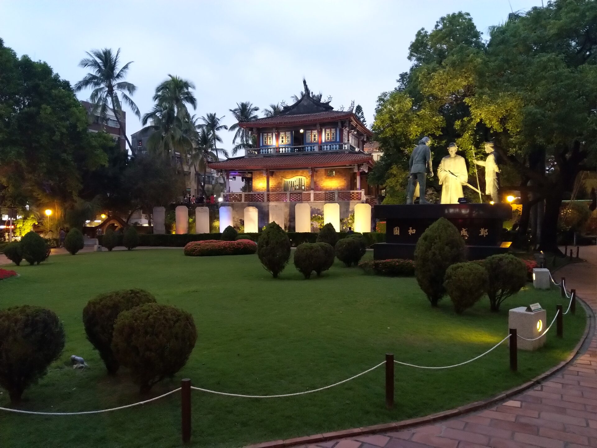 赤崁楼（台南）黄昏の眺め