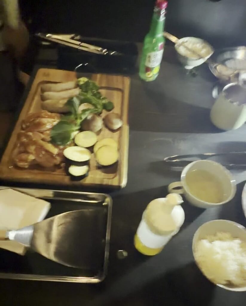 kanrano saunaのお任せBBQの食材
