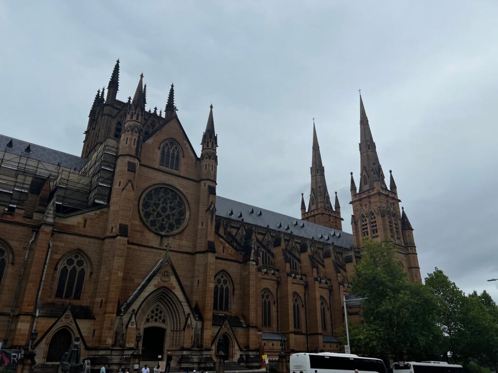 オーストラリア・セント・メアリー大聖堂の景色