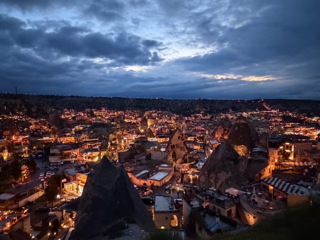 カッパドキア・ギョレメの夜景
